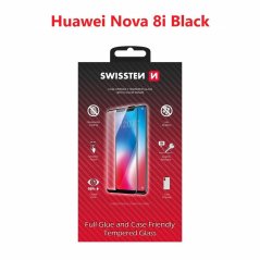 SKLO SWISSTEN FULL GLUE, COLOR FRAME, CASE FRIENDLY PRO SAMSUNG A336 GALAXY A33 5G ČERNÉ