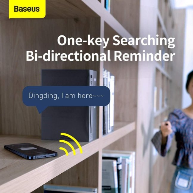 Baseus Home Intelligent T3 Rechargeable anti-lost tracker 80 mAh Black