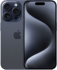iPhone 15 Pro 128GB Modrý titan třídy Velmi dobrý