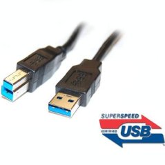 PremiumCord Kabel USB 3.0 Super-speed 5Gbps A-B, 9pin, 3m
