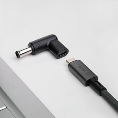 Akyga adaptér pro notebooky USB-C / 6.5 x 4.4 mm