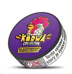 Kurwa Collection - BLACKCURRANT PURPLE GRAPE - Nikotinové sáčky