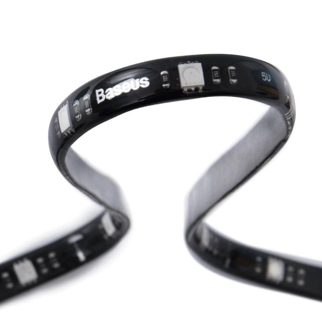Baseus Home LED STRIP Cool Black USB Colorful Electronic Sports Game Version (RGB) Black