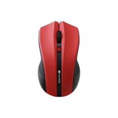 CANYON myš optická bezdrátová MW-5, nastavitelné rozlišení 800/1200/1600 dpi, 4 tl, USB reciever, červená