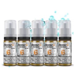 Flavourit HALFBACK - nikotinový booster - 70/30 - 5x10ml - 6mg