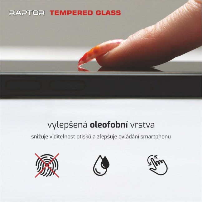 SWISSTEN RAPTOR DIAMOND ULTRA CLEAR 3D TEMPEROVANÉ SKLO PRO SAMSUNG GALAXY A36 ČERNÉ