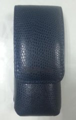 Pouzdro kožené svislé na Nokia 6230,6085,SE K750 modré 90x35mm