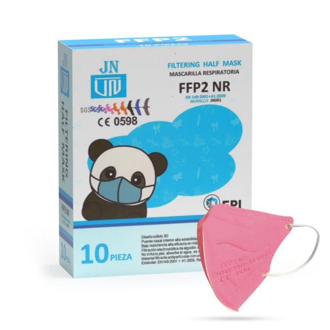 Dětský respirátor FFP2 NR růžový 1ks/bal po expiraci Dětský respirátor FFP2 NR růžový 1ks/bal po expiraci
