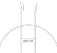 Baseus Superior Series Fast Charging Datový Kabel USB - USB-C 100W 0.25m Moon White