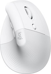 Logitech Lift Vertical Ergonomic Mouse for Business - OFF-WHITE/PALE GREY - EMEA