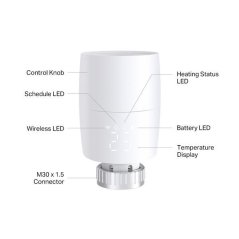 TP-LINK "Kasa Smart Thermostatic Radiator ValveSPEC: 1 x Thermostat, 868 MHz, battery powered(2*AA), 5-30? temperature