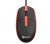 Myš C-TECH WM-10, černočervená, USB