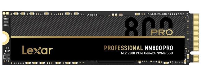 Lexar SSD NM800PRO PCle Gen4 M.2 NVMe - 2TB (čtení/zápis: 7500/6300MB/s)