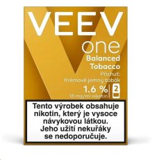 VEEV ONE náplně Balanced Tobacco 1,6% 2x2ml (18 mg)