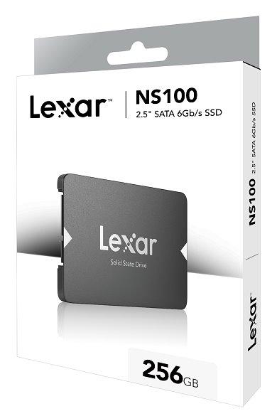 Lexar SSD NS100 2.5" SATA III - 256GB (čtení/zápis: 520/440MB/s)