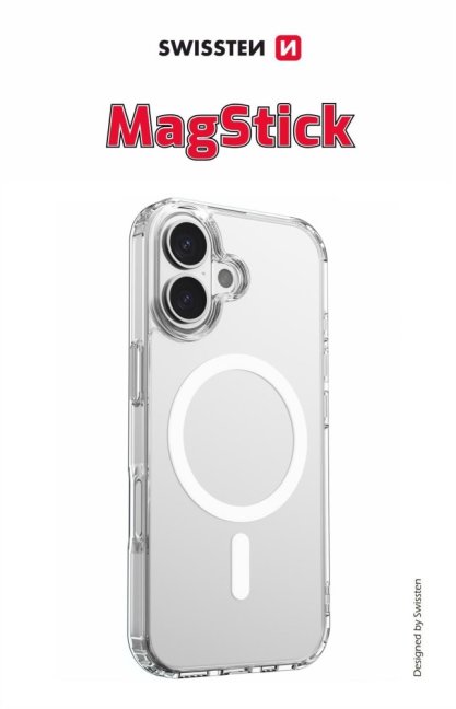POUZDRO SWISSTEN CLEAR JELLY MagStick PRO APPLE IPHONE 17 PRO MAX TRANSPARENTNÍ