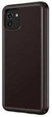 EF-QA036TBE Samsung Soft Clear Kryt pro Galaxy A03 Black