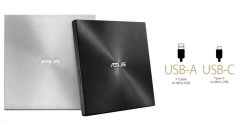 ASUS ZenDrive External Slim SDRW-08U9M-U/BLK/G/AS/P2G , Retail, černá