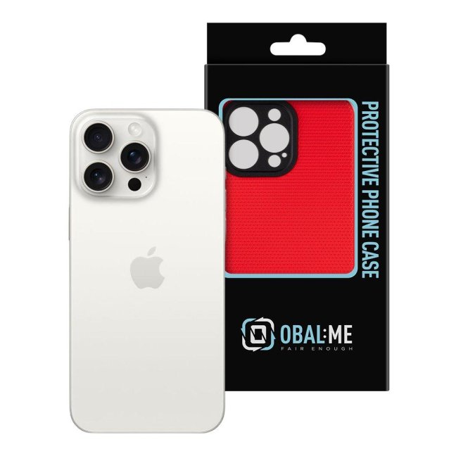 OBAL:ME NetShield Kryt pro Apple iPhone 15 Pro Max Red