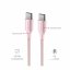 DATOVÝ KABEL SWISSTEN TEXTILE II USB-C / USB-C 1,5 M RŮŽOVÝ