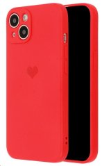 Vennus Silicone Heart Case for Samsung Galaxy A33 5G Red