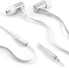Univerzální sluchátka headset 3,5mm White (Bulk)
