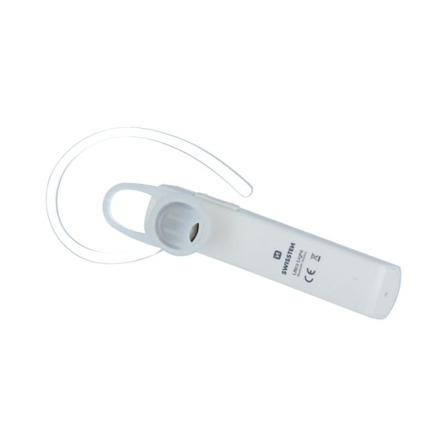 BLUETOOTH HEADSET SWISSTEN ULTRA LIGHT UL-9 BÍLÝ