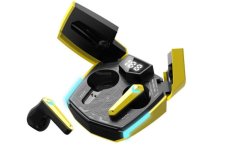 CANYON herní TWS Doublebee GTWS-2, BT sluchátka s mikrofonem, žlutá