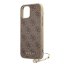Guess 4G Charms Zadní Kryt pro iPhone 12 Pro Max 6.7 Brown