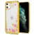 Back Case DIAMOND FLOWER - Sam A415 Galaxy A41 Gold