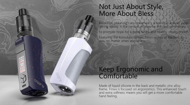 Aspire Finixx - Pod Grip Kit - 80W (Quicksilver)