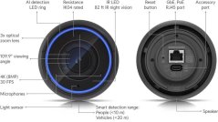 Ubiquiti IP kamera UniFi Protect UVC-AI-Pro, outdoor, 8Mpx (4K), 3x zoom, IR, PoE napájení, LAN 1Gb, antivandal