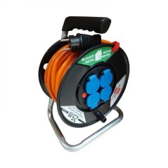 Akyga prodlužovací kabel, naviják Brennensthul - 4x 3x1.5 mm, IP44, 4.3kg - 25 m