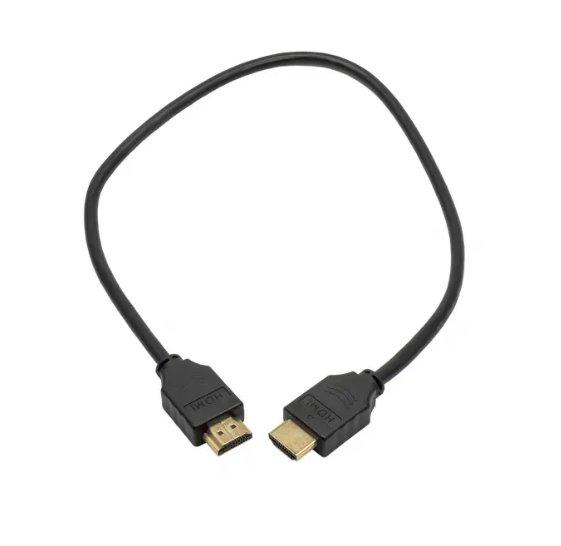 Akyga Kabel HDMI 1.4 (M), Full HD/4K 10.2Gbps, černý 50cm