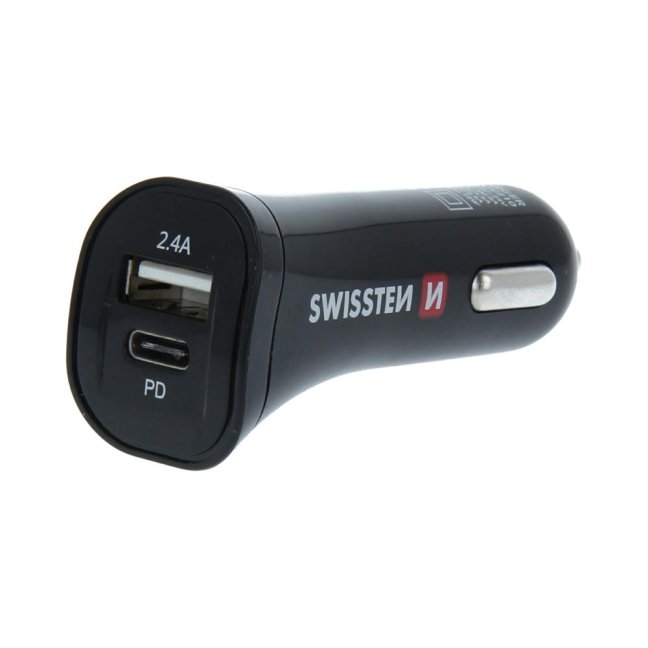 SWISSTEN CL ADAPTÉR POWER DELIVERY USB-C A USB 2,4A 30W POWER + KABEL MICRO USB