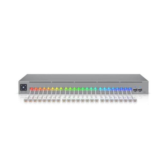 Ubiquiti UniFi Etherlighting Patch Cable 5m (UACC-Cable-Patch-EL-5M-W) - 5m, Cat.6, 2.5Gbps, bílý