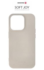 POUZDRO SWISSTEN SOFT JOY PRO APPLE IPHONE 15 PRO KAMENNĚ ŠEDÉ
