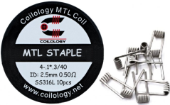 Coilology MTL Staple předmotané spirálky SS316 0,5ohm 10ks