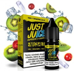 LIQUID JUST JUICE SALT KIWI & CRANBERRY ON ICE 10ML - 11MG