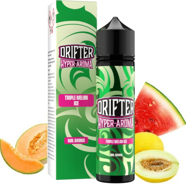 Příchuť Drifter Hyper S&V 5ml Triple Melon Ice