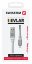 DATOVÝ KABEL SWISSTEN KEVLAR USB / LIGHTNING 1,5 M BÍLÝ