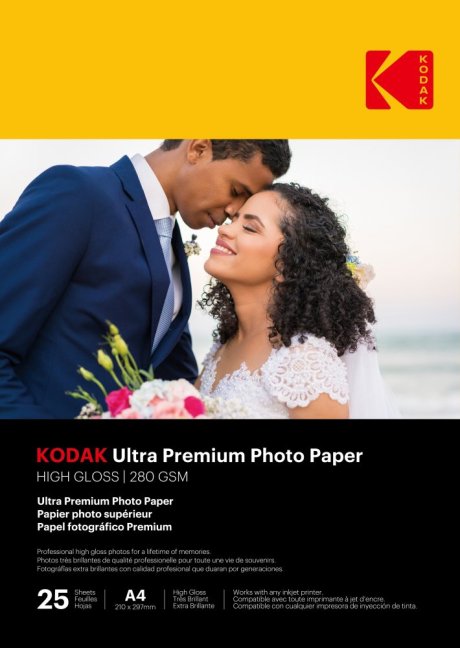 KODAK Ultra Premium Photo RC Gloss (280g/m2) A4 25 listů