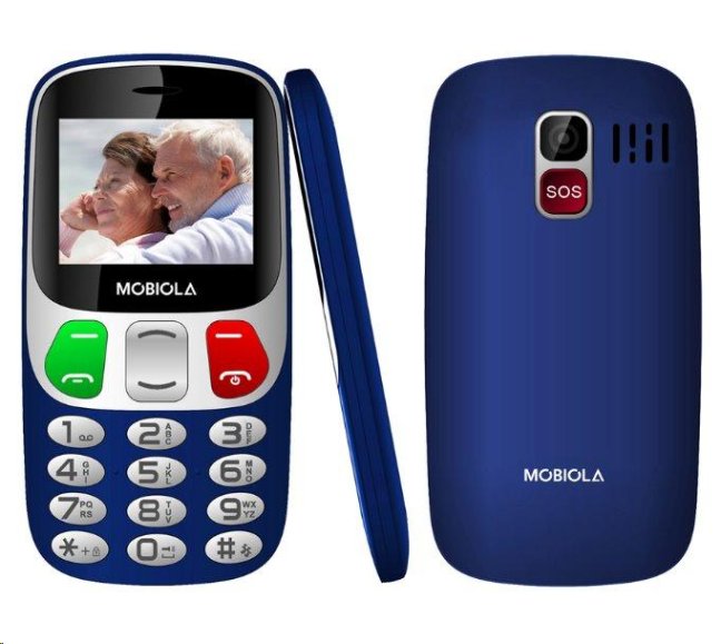 Mobiola MB800 Senior Dual SIM Blue CZ použité zboží