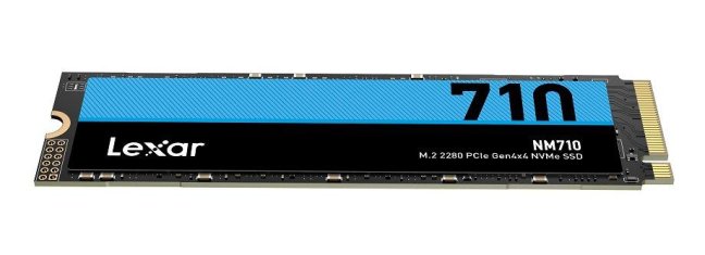 Lexar SSD NM710 PCle Gen4 M.2 NVMe - 1TB (čtení/zápis: 5000/4500MB/s)