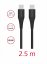 DATOVÝ KABEL SWISSTEN TPE USB-C/USB-C POWER DELIVERY 5A (100W) 2,5 M ČERNÝ