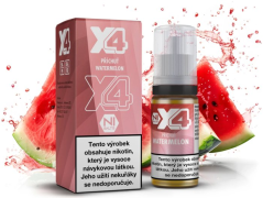 Liquid X4 Bar Juice - Vodní meloun (Watermelon) 10ml - 10mg