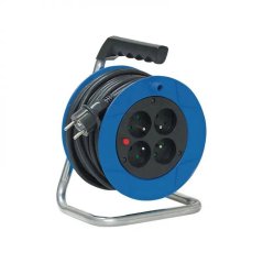 Akyga prodlužovací kabel, naviják Brennensthul - 4x 3x1,5mm, IP20, 2.2kg - 15 m
