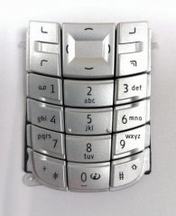 Nokia 6230 silver klávesnice