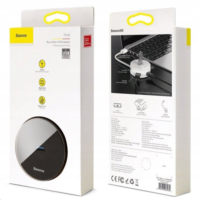 Baseus adaptér HUB Macbook USB 3.0 na 1x USB 3.0 + 3x USB 2.0 + microUSB