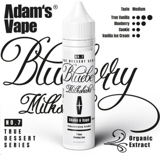 Příchuť Adam´s Vape Shake and Vape 10ml Blueberry Milkshake